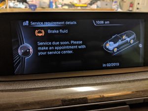 BMW BRAKE FLUID SERVICE - B-MA SERVICES